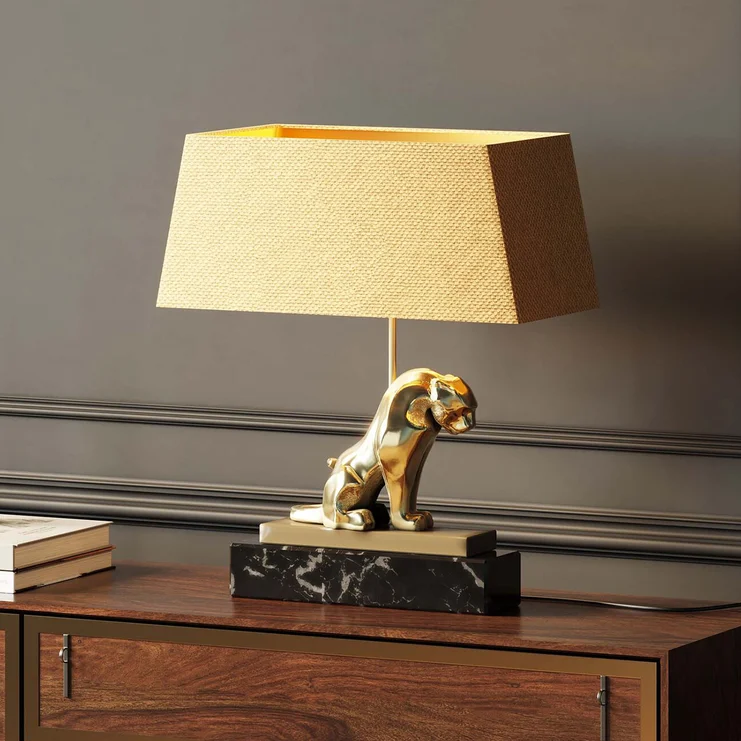 table lamp geometric leopard 2